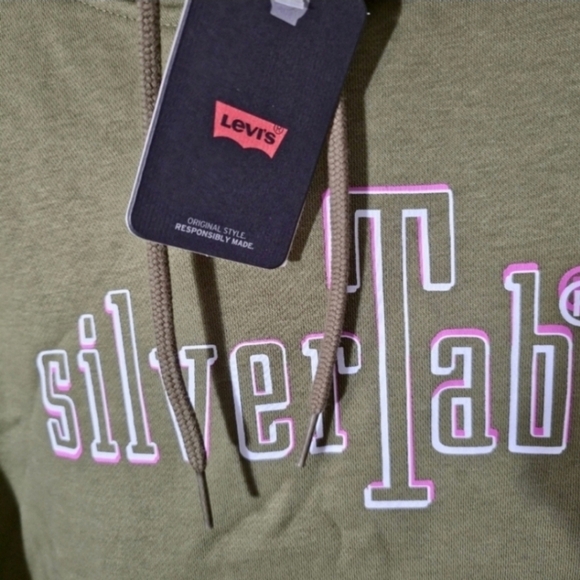 Levis silvertab mens hoodie Sweatshirt sz s  nwt - Picture 2 of 3